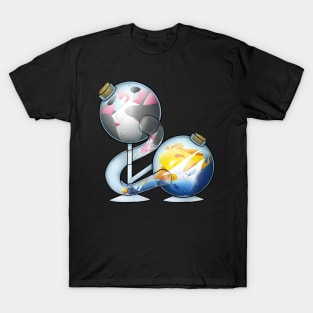 Demigirl And Aroace Pride Potion T-Shirt